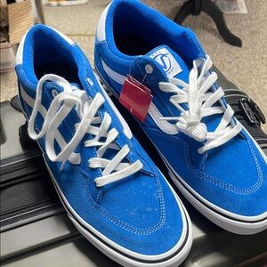 Vans Blue and White Men's Sneakers